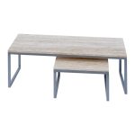 Travertin dohányzóasztal 