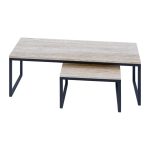 Travertin dohányzóasztal 